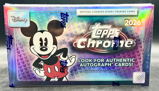 2026 Topps Chrome Disney Hobby Box