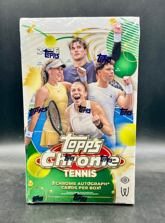 PRE-ORDER 2026 Topps Chrome Tennis Hobby Box