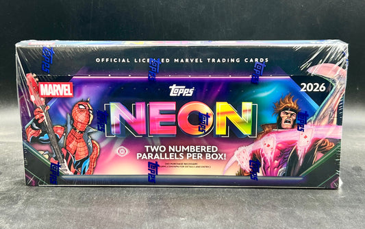 2026 Topps Marvel Neon Hobby Box