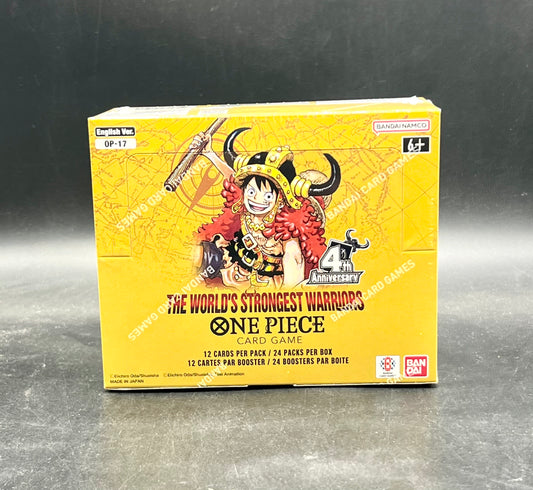 PRE-ORDER One Piece The World's Strongest Warriors Booster Box OP17