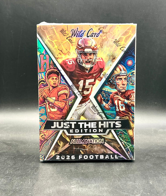 2026 Wild Card Alumination Just The Hits Football Hobby Jumbo Box