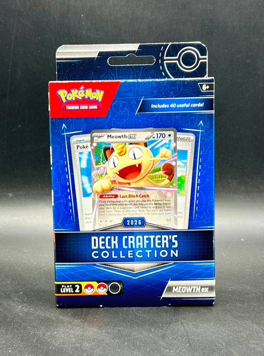 Pokemon Meowth Ex Deck Crafter's Collection Box