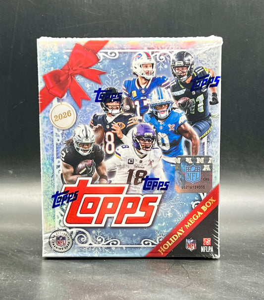 2026 Topps Holiday Football Mega Box