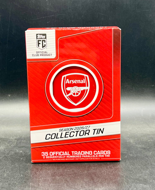 2026/27 Topps Soccer Arsenal FC Club Collector Tin