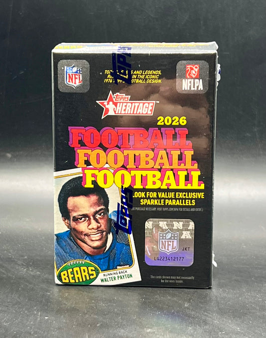 2026 Topps Heritage Football Value Box