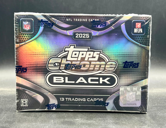 2025 Topps Chrome Black Football Hobby
