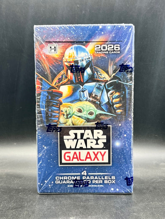PRE-ORDER 2026 Topps Chrome Galaxy Star Wars Hobby Box