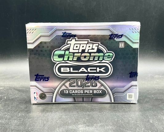 PRE-ORDER 2025/26 Topps Chrome Black Basketball Hobby Box