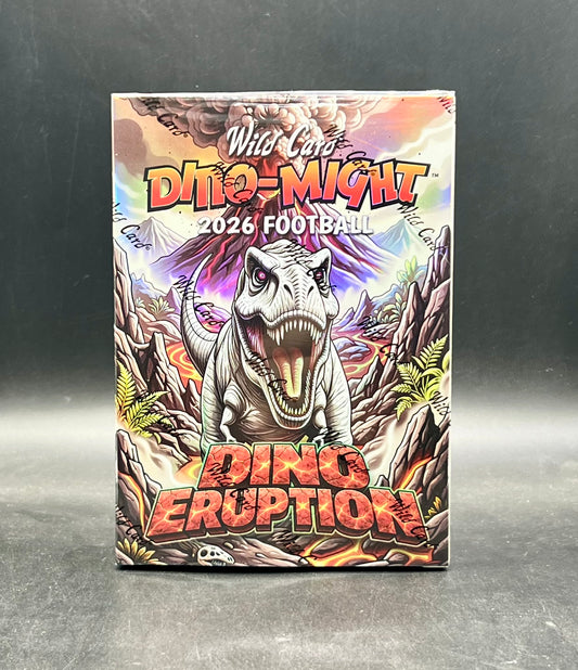 2026 Wild Card Dino-Might Football Dino Eruption Box