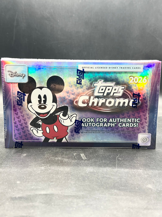2026 Topps Chrome Disney Hobby Box