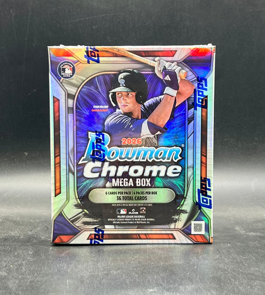 PRE-ORDER 2026 Bowman Chrome Baseball Mega Box