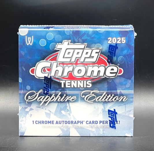 2025 Topps Chrome Tennis Sapphire Edition Box