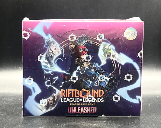 Riftbound League of Legends Unleashed Booster Box Display