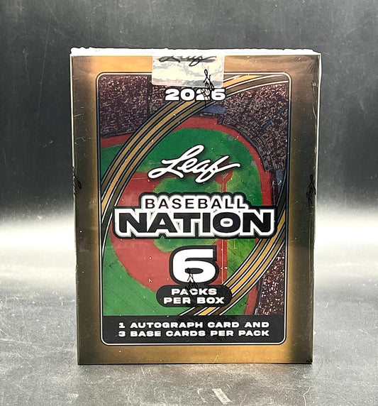 2026 Leaf Baseball Nation Hobby Box