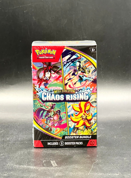 PRE ORDER Pokemon Mega Evolution Chaos Rising Booster Bundle