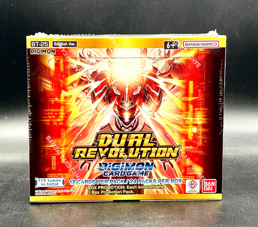 PRE ORDER Digimon Dual Revolution Booster Box (BT-25)