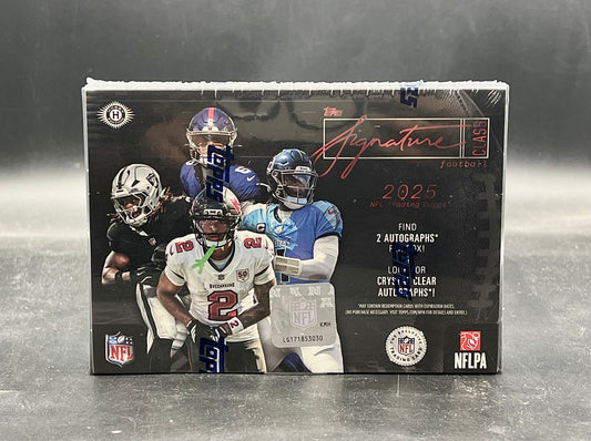2025 Topps Signature Class Football Hobby Box