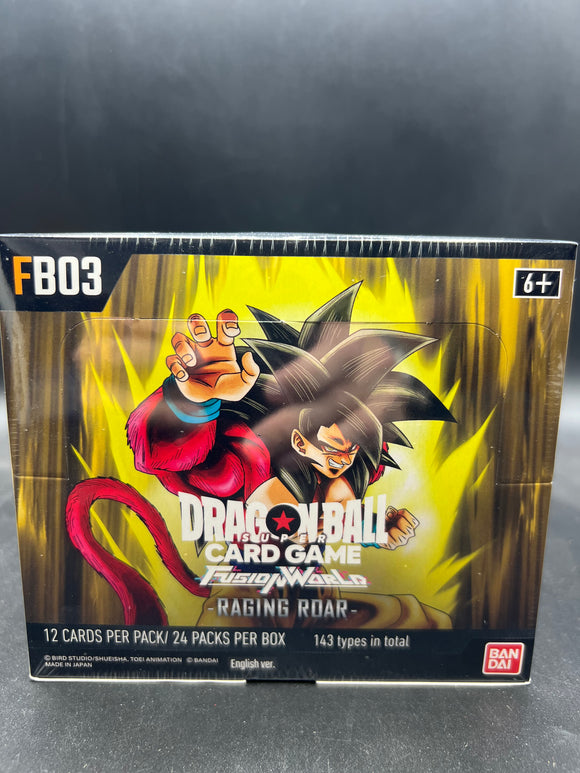 Dragon Ball Super TCG Fusion World 3 Raging Roar Booster Box