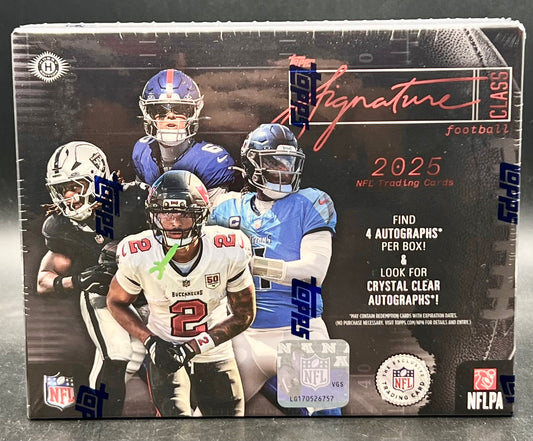 2025 Topps Signature Class Football Jumbo Box