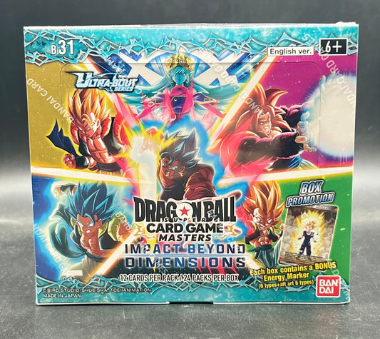 Dragon Ball Impact Beyond Dimensions Booster Box BT-31