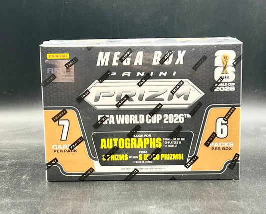 2026 Panini Prizm World Cup Soccer Hobby Mega Box