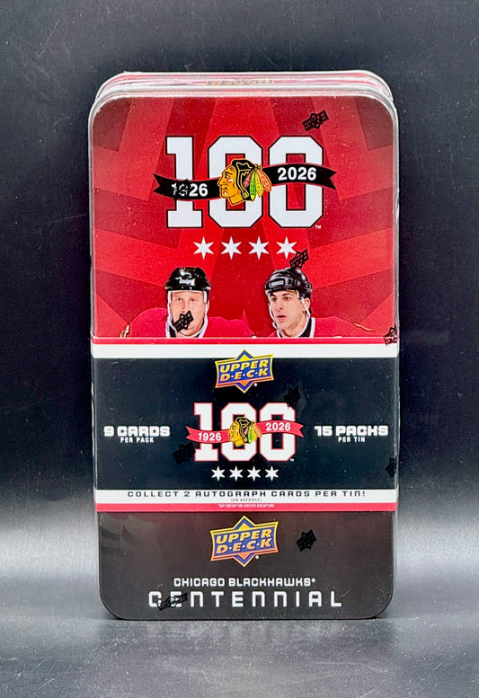 2025/26 Upper Deck Chicago Blackhawks Centennial Hockey Hobby Box
