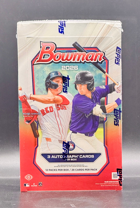 2026 Bowman Baseball Jumbo Box