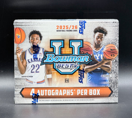 2025/26 Bowman University Best Basketball Hobby Box