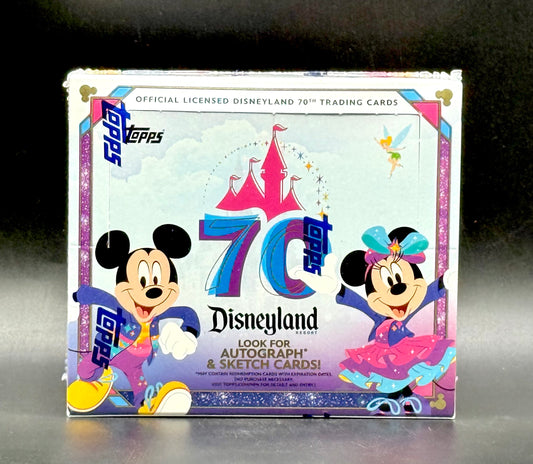 PRE-ORDER 2025 Topps Disneyland 70th Anniversary Hobby Box