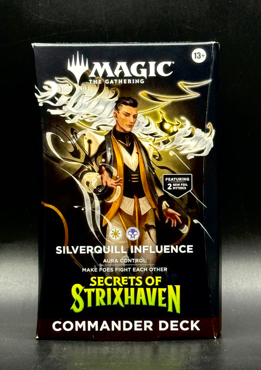 PRE-ORDER MTG Secrets of Strixhaven Commander Deck Silverquill Influence
