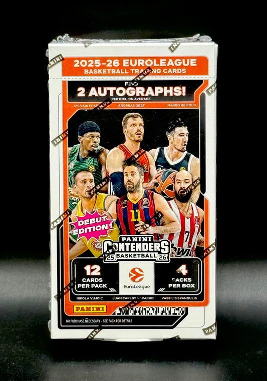 2025/26 Panini Contenders EuroLeague Basketball Hobby Box