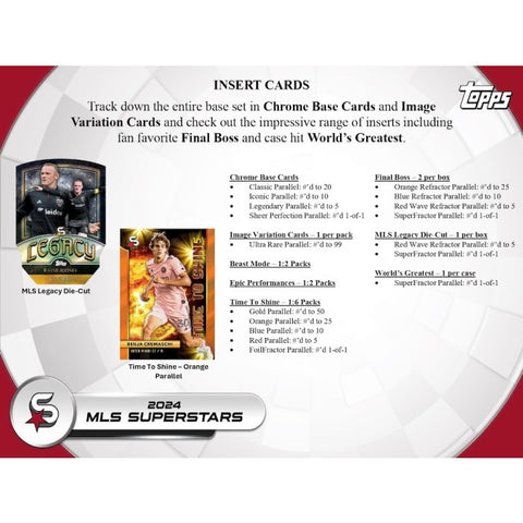 PRE-ORDER 2024 Topps MLS Superstars Soccer Hobby Box