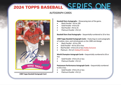 2024 Topps Series 1 Baseball Jumbo Box