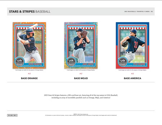 2025 Panini Stars and Stripes USA Baseball H2 Box