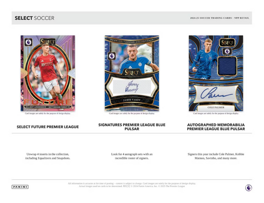 2024/25 Panini Select Premier League EPL Soccer Blaster Box