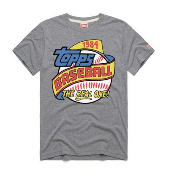 Topps Baseball 1984 Homage Gray T-Shirt