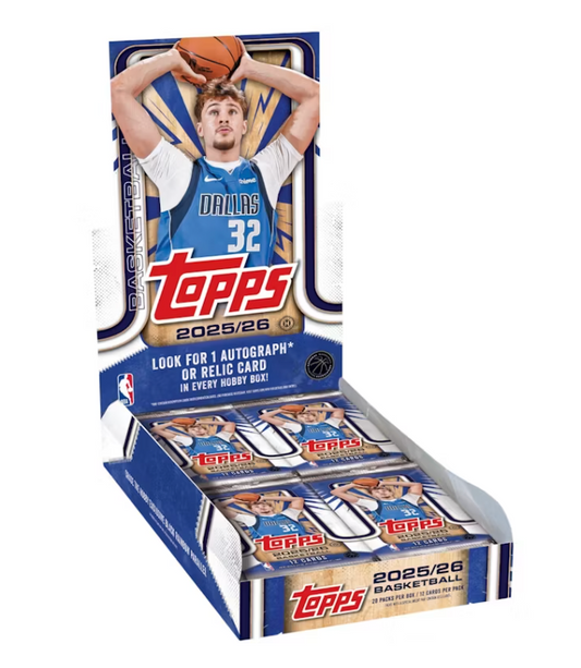PRE-ORDER 2025/26 Topps Baketball Hobby Box
