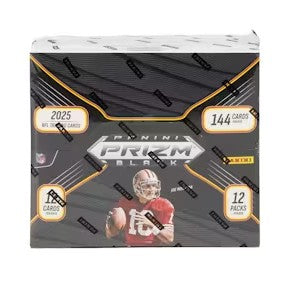 PRE-ORDER 2025 Panini Prizm Black Football Hobby Box