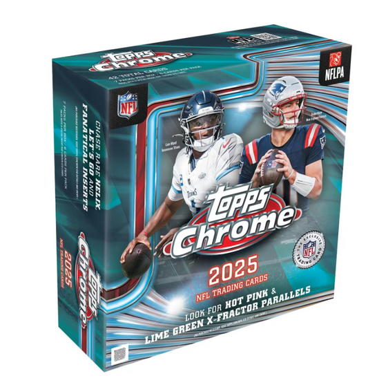 PRE-ORDER 2025 Topps Chrome Football Mega Box