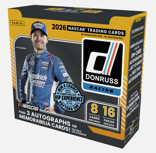 PRE-ORDER 2026 Panini Donruss Racing Hobby Box