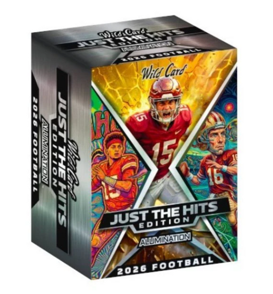 2026 Wild Card Alumination Just The Hits Football Hobby Jumbo Box