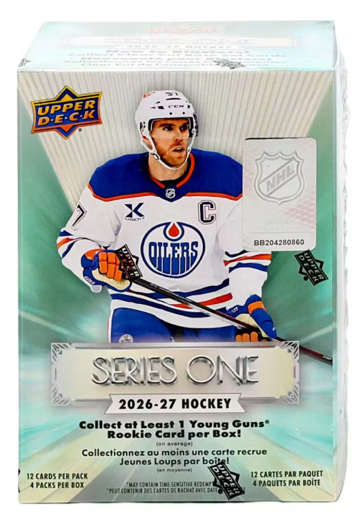 2026/27 Upper Deck Series 1 Hockey Blaster Box
