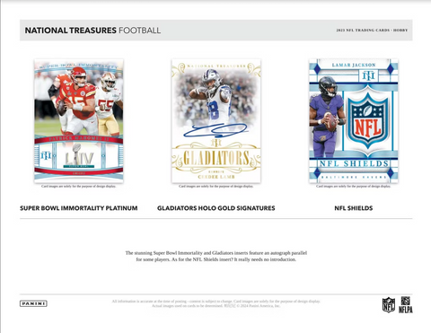 2023 Panini National Treasures Football Hobby Box