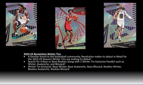 2023/24 Panini Revolution Basketball Winter Tin