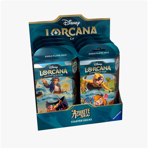 Disney Lorcana: Azurite Sea Starter Deck Display Box