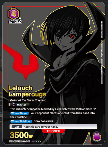 Union Arena CODE GEASS Lelouch of the Rebellion Booster Box