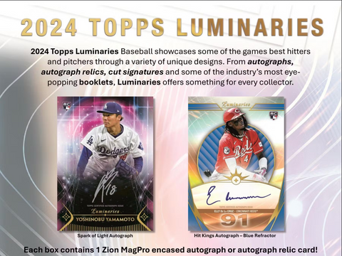 PRE-ORDER 2024 Topps Luminaries Baseball Hobby Box