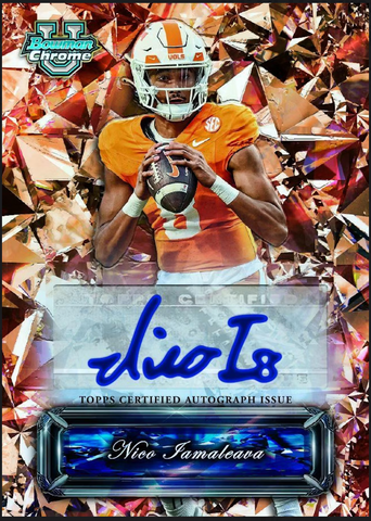 2024 Bowman Chrome University Football Sapphire Edition Box