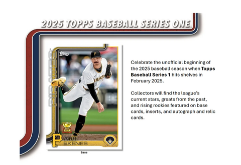 2025 Topps Series 1 Baseball Retail 20-Pack Box