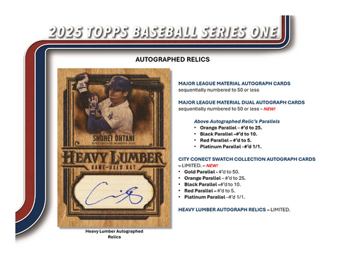 2025 Topps Series 1 Baseball Jumbo Box